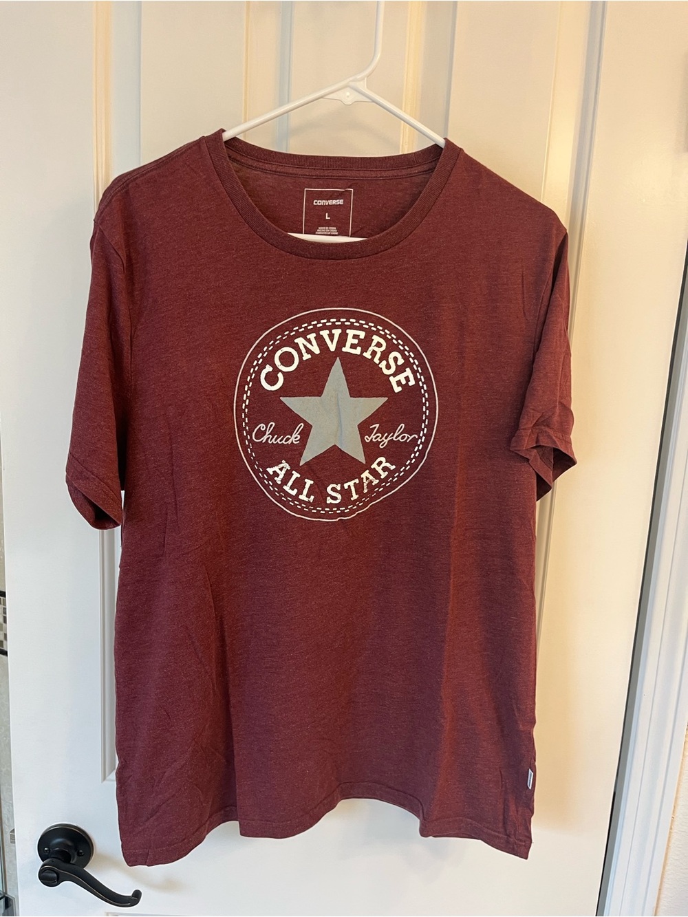 Men’s Converse Graphic Tee - Maroon Size L